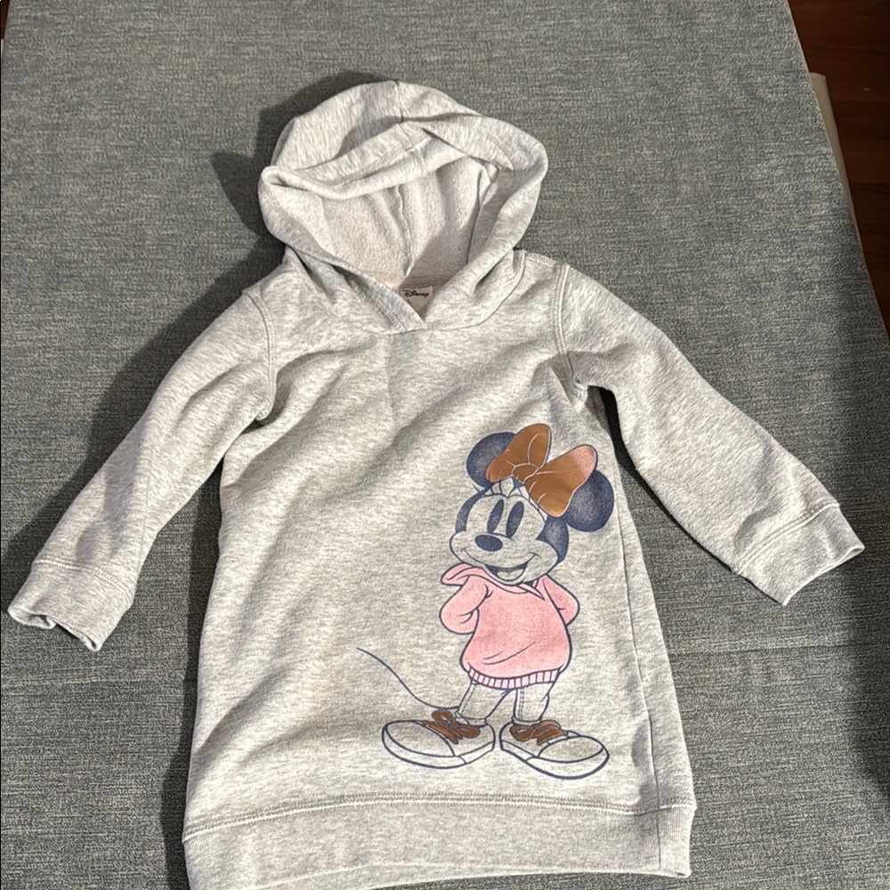 BabyGap Disney Kids Gray Hoodie with Minnie Mouse